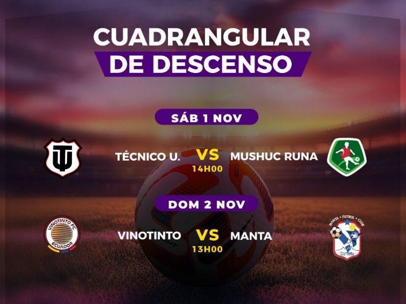 Cuadrangular del descenso 2025: partidos decisivos para mantenerse en primera categoría