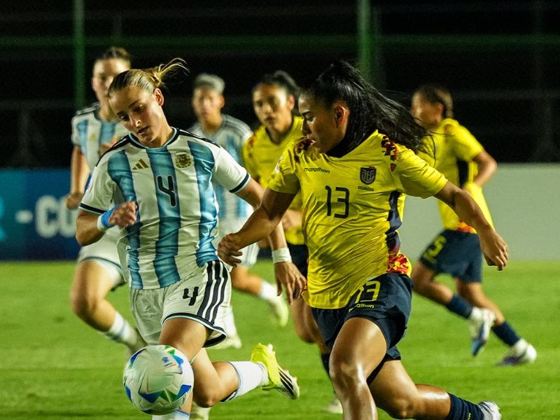 Ecuador Sub-20 Femenina vence 1-0 a Argentina, suma puntaje perfecto y sueña con el Mundial