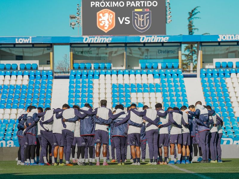 Ecuador cierra su preparación ante Países Bajos antes del Mundial 2026
