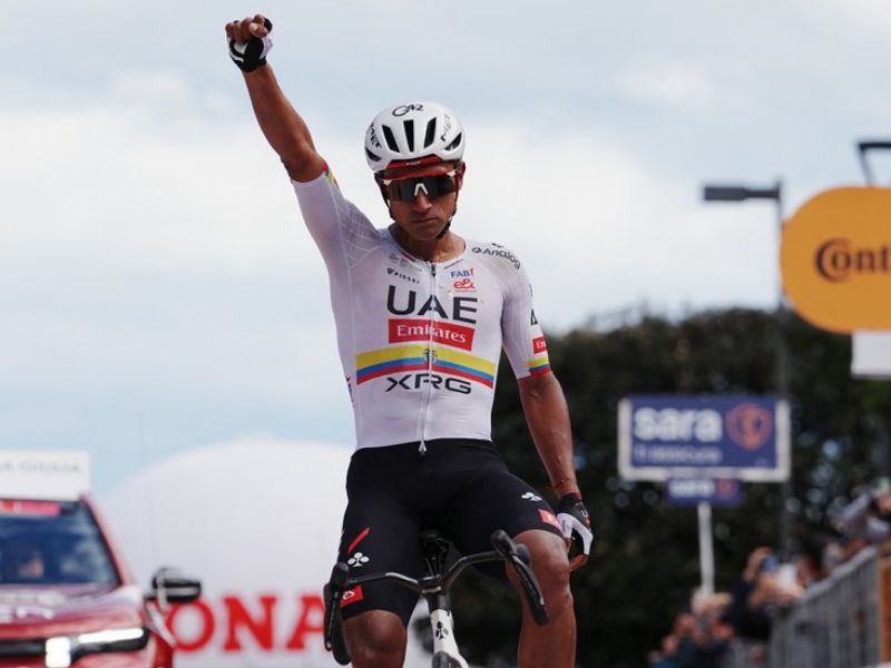 ¡Jonathan Narváez vuelve a hacer historia! El ecuatoriano conquistó la etapa 8 del Giro de Italia