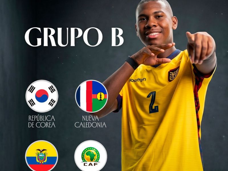 Selección de Ecuador Sub-17 ya conoce a sus rivales para el Mundial Sub-17 Qatar 2026