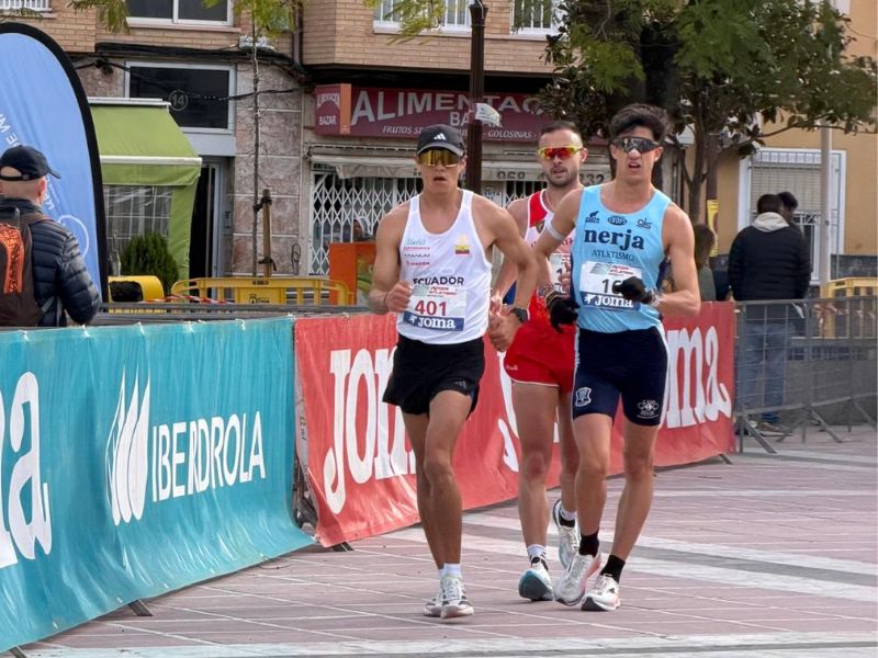 Alexander Hurtado e Iván Oña brillaron entre los 10 mejores en el Gran Premio Internacional de Marcha Atlética en España