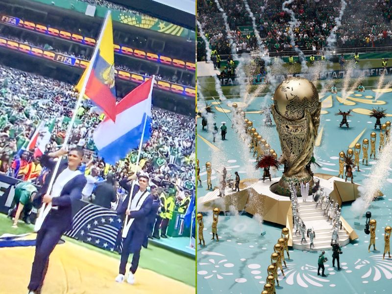 ¡Arrancó el sueño mundialista! La bandera de Ecuador brilló en la inauguración del Mundial México 2026