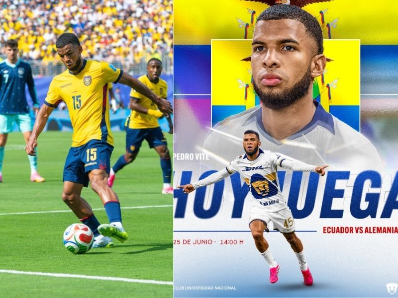 ¡Goya Mundialista! Los Pumas de la UNAM felicitan a Pedro Vite tras el histórico triunfo de Ecuador sobre Alemania