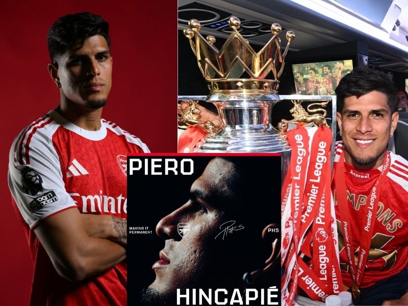 ¡El norte de Londres se tiñe de tricolor! El Arsenal hace oficial la compra de Piero Hincapié y el ecuatoriano deja un emotivo mensaje