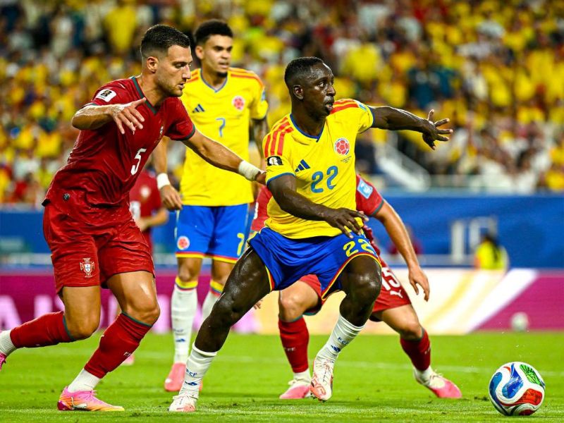 Duelo de gigantes: Colombia y Portugal se neutralizan en un 0-0 de alta estrategia
