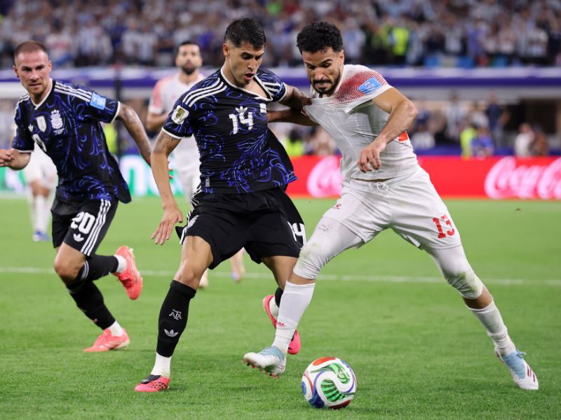 Argentina cierra la fase de grupos con triunfo 3-1 sobre Jordania
