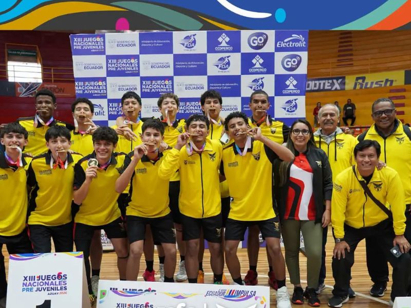 Pichincha brilla con luz propia y se consagra campeón de baloncesto masculino en los Juegos Nacionales Prejuveniles Azuay 2026