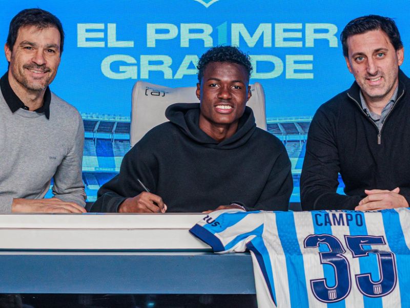 El salto definitivo: Alberto Campo blinda su futuro con Racing Club hasta 2030