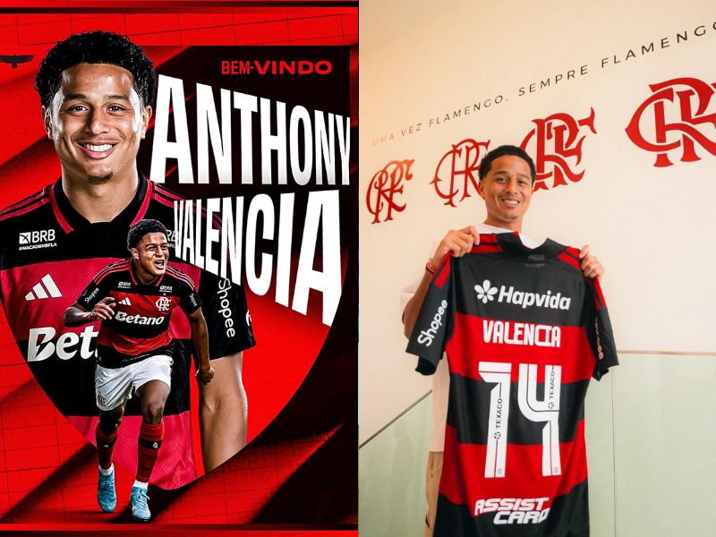 ¡Oficial! Anthony Valencia es el nuevo refuerzo del Flamengo de Brasil