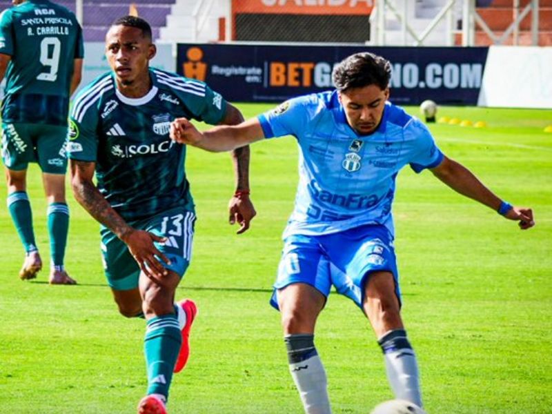 Macará impone condiciones en Ambato y frena a Emelec en el cierre de la fase regular