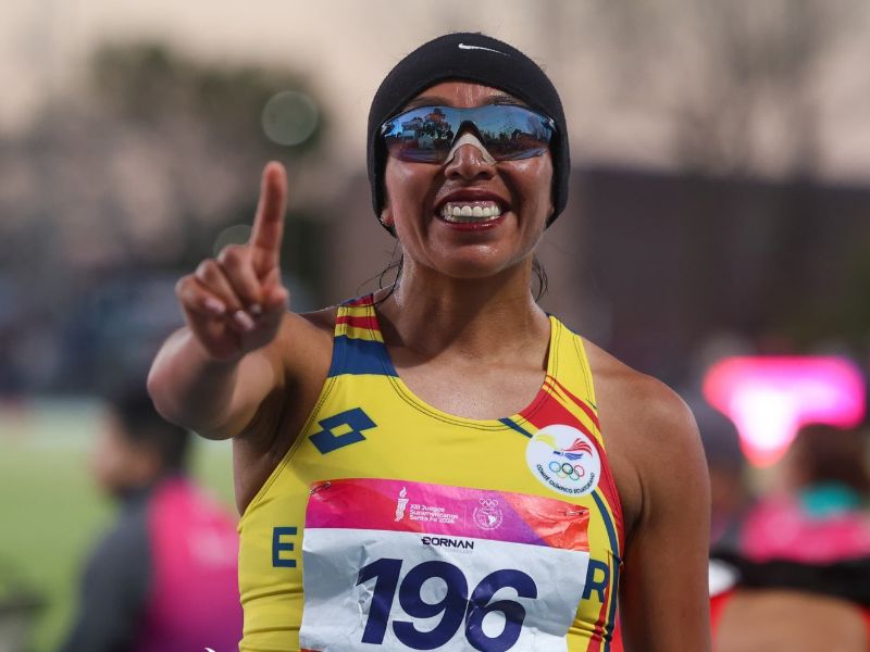Mary Granja se consagra campeona sudamericana con récord absoluto en los 10 000 metros