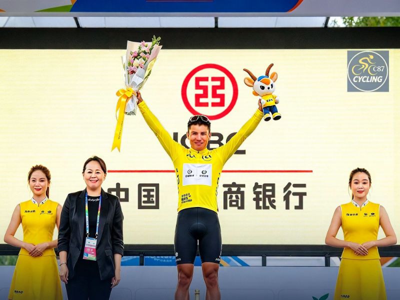 Jonathan Caicedo se corona campeón del Tour de Guizhou en China