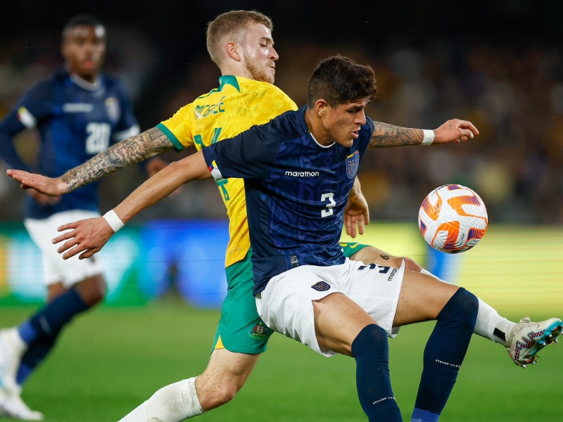 Ecuador ganó 2 a 1 a la selección de Australia