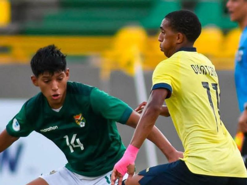 Ecuador cae 1-0 ante Bolivia y queda fuera del Mundial Sub-17