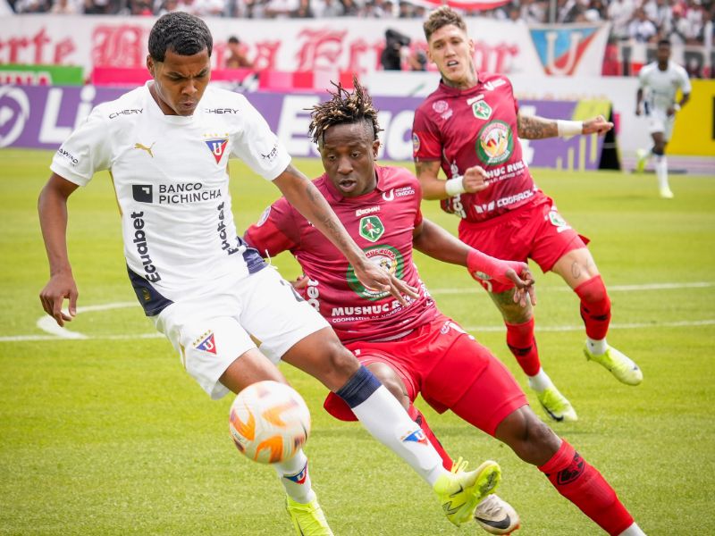 Con gol agónico, Mushuc Runa supera 1-0 a Liga en la fecha 8 de LigaPro
