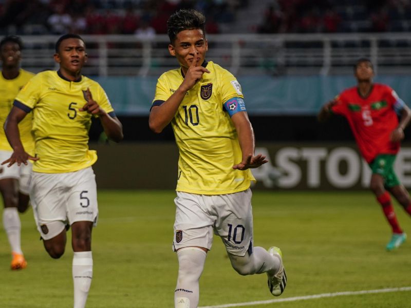 Michael Bermúdez brilla en la victoria de Ecuador Sub-17 2-0 sobre Marruecos